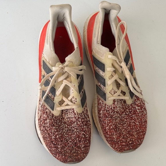 adidas Red and White Athletic Shoes - Picture 2 of 5